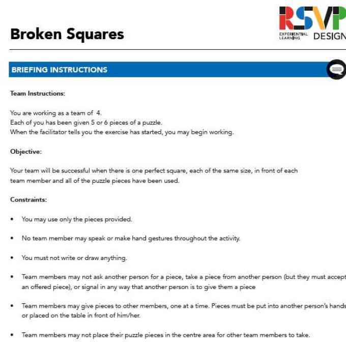 Broken Squares