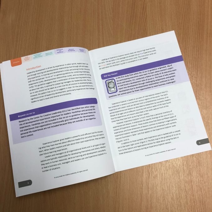 CCL Experience Explorer Facilitator's Guide - Hard Copy