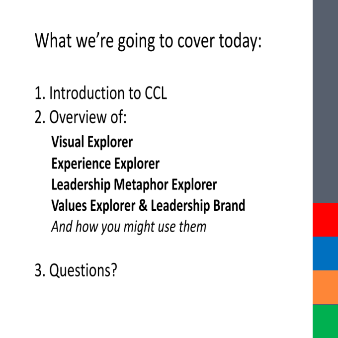 CCL Experience Explorer Facilitator's Guide - Hard Copy