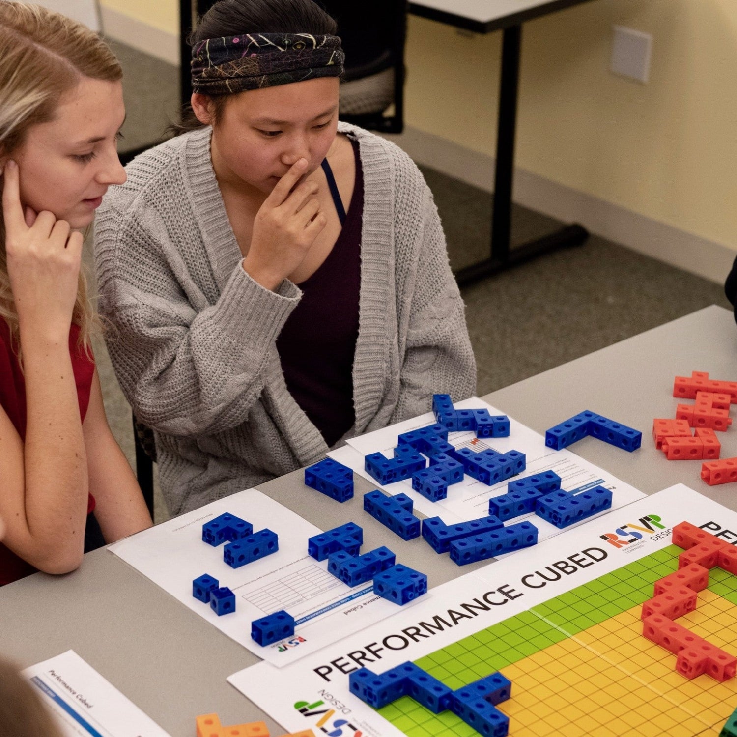 Performance Cubed actvity in action with students
