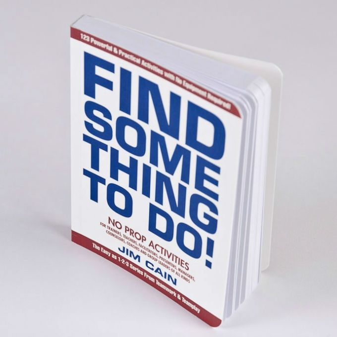 Book titled 'Find Something to Do!' by Jim Cain on a white background