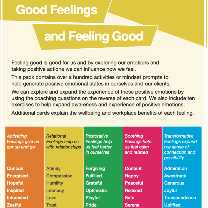 Positive Emotions Cards