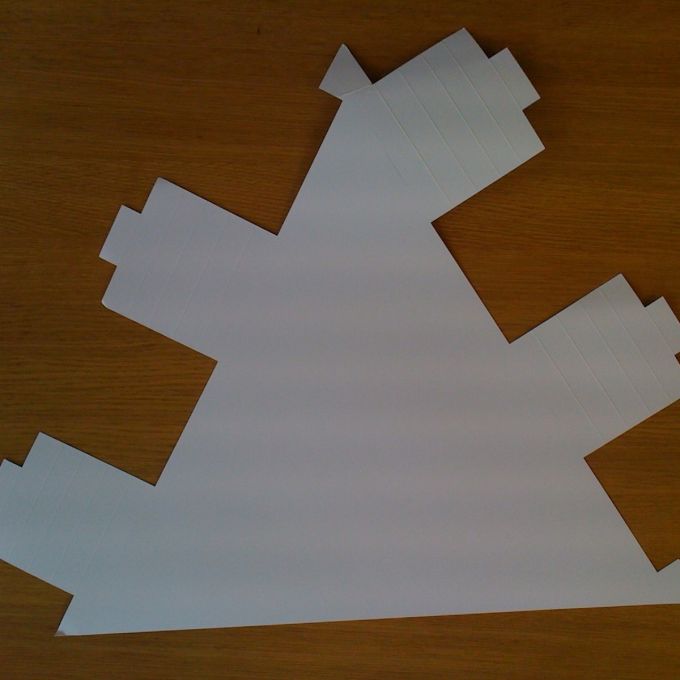 Blank Reach for a Star single panel ready for decoration