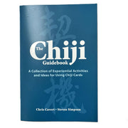 Blue book titled 'The Chiji Guidebook' on a white background
