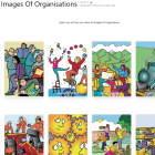 Learner view of Stage 1 Images of Organisations (online version) activity