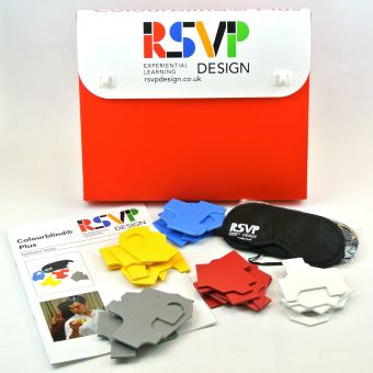 Contents picture for Colourblind Plus experiential learning activity