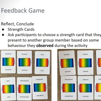 Feedback Game Strength Card Examples