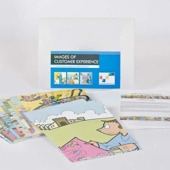 Images of Customer Experience materials from RSVP Design