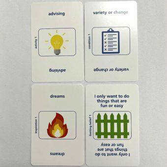 The Motivation Game sample cards