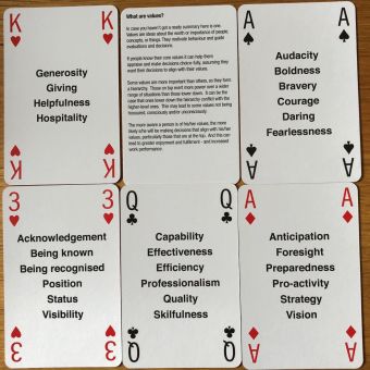 Values Coaching Card samples from RSVP Design