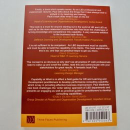 Capability at Work experiential learning book back by Paul Matthews