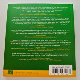 Learning Transfer Book back from Paul Mathews