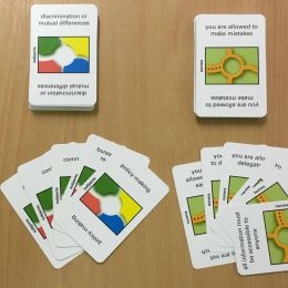 Cards picture for The Values Game experiential learning activity