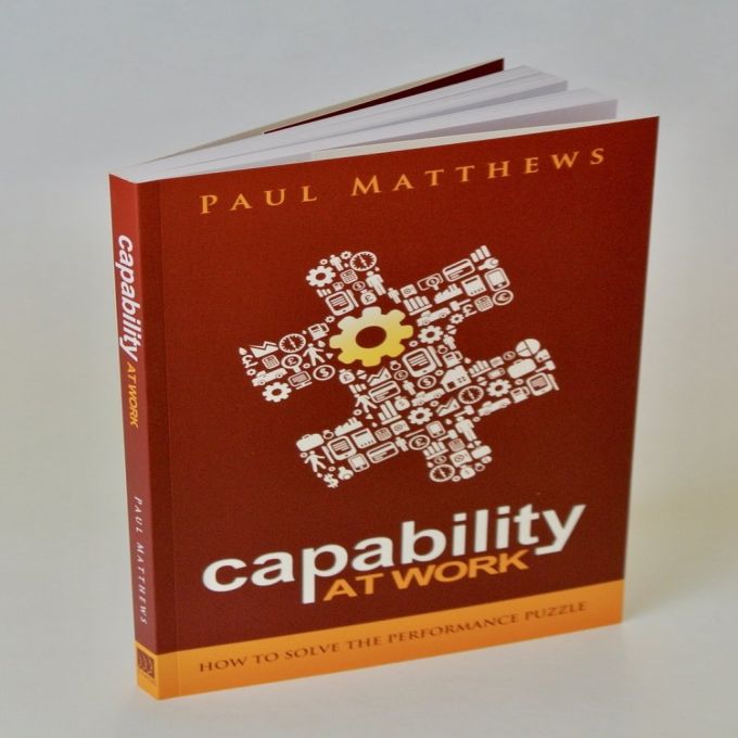 Capability at Work experiential learning book front by Paul Matthews